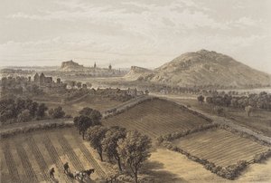 Edinburgh lähellä Craigmillarin linnaa (chromolitho)