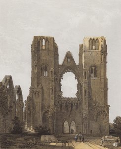 Elginin katedraali (chromolitho)