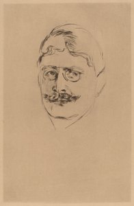 Knut Hamsun tekijältä after Edvard Munch