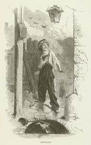 Gavroche tekijältä after Emile Antoine Bayard