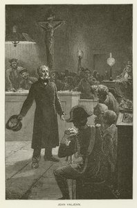 Jean Valjean tekijältä after Emile Antoine Bayard