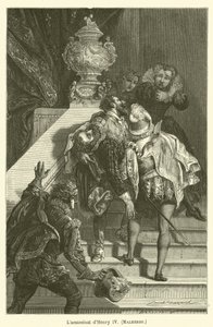 Lassassinat dHenry IV, Malherbe tekijältä after Emile Antoine Bayard