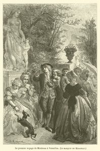 Mirabeaun ensimmäinen matka Versaillesiin, Le marquis de Mirabeau tekijältä after Emile Antoine Bayard