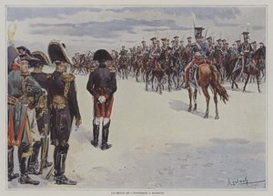 Napoleon arvioi Puolan Light Horsen joukkoja Bayonnessa
