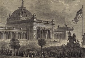 Satavuotisjuhlanäyttelyn avajaiset, 10. toukokuuta 1876.