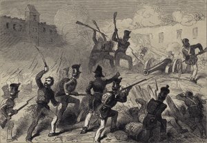 Montereyn valloitus tekijältä after Felix Octavius Carr Darley