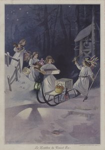 Uudenvuoden postimies tekijältä after Firmin Bouisset