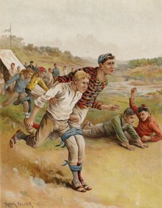 Kolmijalkainen rotu (chromolitho) tekijältä after Frank Feller