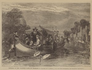 Charles I:n onnellisempien päivien jakso tekijältä after Frederick Goodall