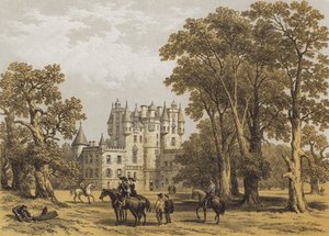 Glamis Castle, Forfarshire (chromolitho)