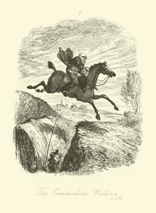 Tobias Smollettin kuvitus Peregrine Pickle -teokseen. tekijältä after George Cruikshank
