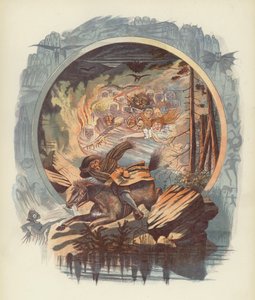 Robert Burnsin kuvitus Tam OShanterille tekijältä after George Cruikshank