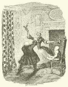 Kuvitus Tristram Shandylle tekijältä after George Cruikshank
