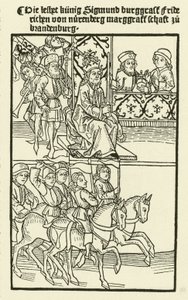 Frederick I Hohenzollernin talosta Brandenburgin markkreiviksi, 1415