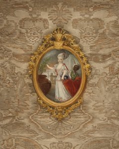Muotokuva Preussin prinsessa Wilhelmiinasta 6-vuotiaana