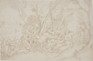 Júpiter alletat per la cabra finlandesa Amalthea