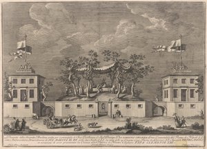 The Seconda Macchina for the Chinea vuodelta 1759: "Deliziosa" bakkanaalilla