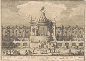 Seconda Macchina Chinealle vuodelta 1760: Chinoiserie-paviljonki