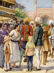 Intian basaarissa