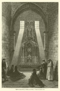 Santa Marian kirkko Illescasissa lähellä Toledoa tekijältä Gustave after Dore