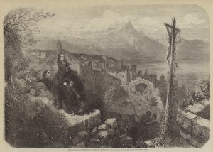 Fuentarabia, keisarinna Eugenien suosikkilomakohde tekijältä Gustave after Dore