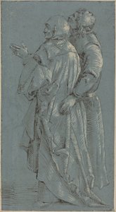 Neitsyt ja Pyhä Johannes tekijältä after Hans Baldung Grien