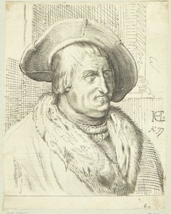 Fantasia Muotokuva vanha mies hattu tekijältä after Hendrick Goltzius