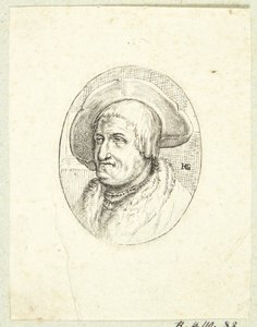 Fantasia Muotokuva vanha mies hattu tekijältä after Hendrick Goltzius