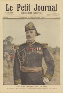 Ranskan armeijan suuret liikkeet 1895. Kenraali Le Mouton de Boisdeffre