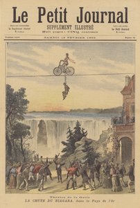 Niagaran putousten virkistys Le Pays forOr -esityksessä Theater de la Gaitessa