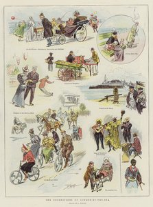 The Recreations of London-by-the-Sea (chromolitho)
