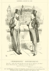Sallittava hallitus tekijältä after John Tenniel