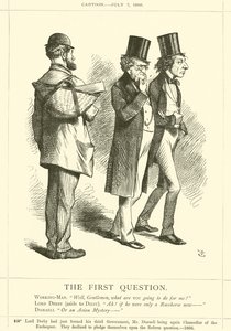 Ensimmäinen kysymys tekijältä after John Tenniel