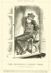 Salaperäinen kaappitemppu tekijältä after John Tenniel
