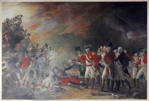Sortie, jonka teki Harrison Of Gibraltar aamulla 27. marraskuuta 1781 tekijältä after John Trumbull