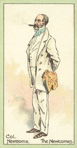 Eversti Newcome, The Newcomes (chromolitho) tekijältä after Joseph Clayton Clarke