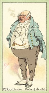 Herra Goldmore, Snobien kirja (chromolitho)