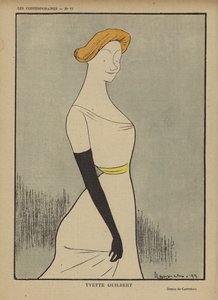 Yvette Guilbert, kuvitus Le Rirelle