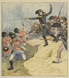 Bonaparte loukkaantui Toulonissa tekijältä after Louis Charles Bombled