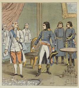 Bonaparte ja Cobentzelin kreivi tekijältä after Louis Charles Bombled