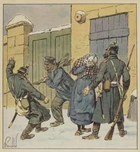Preussin raakuus Beaugencyssä tekijältä after Louis Charles Bombled