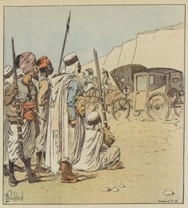Tämä auto hämmästytti arabit suuresti tekijältä after Louis Charles Bombled