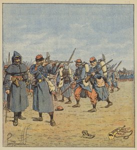 Perääntyvä taistelu tekijältä after Louis Charles Bombled
