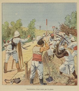 Tien rakentaminen insinöörin toimesta tekijältä after Louis Charles Bombled
