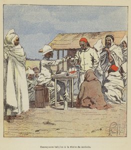 Kabyle kuljettimet lääkärin käynnille tekijältä after Louis Charles Bombled