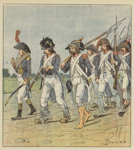 Denument de larmee dItalie tekijältä after Louis Charles Bombled