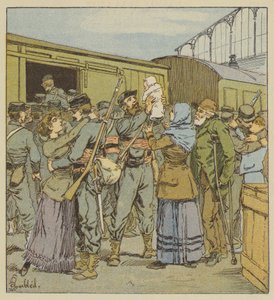 Frangirenkaiden nousu Pariisista tekijältä after Louis Charles Bombled