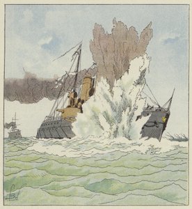 Petropavlovskin räjähdys tekijältä after Louis Charles Bombled