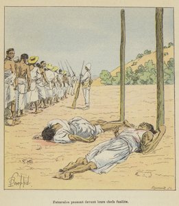 Fahavalot kulkevat pääkivääriensä edestä tekijältä after Louis Charles Bombled