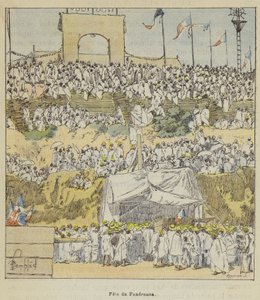 Fete du Fandroana tekijältä after Louis Charles Bombled